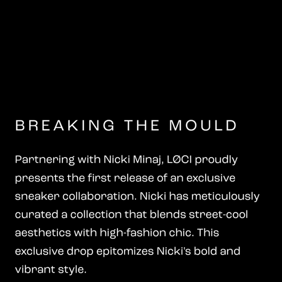 FUSION X NICKI MINAJ X LØCI BIO LEATHER SHOES "Heavyonit pair" - Picture 6 of 17